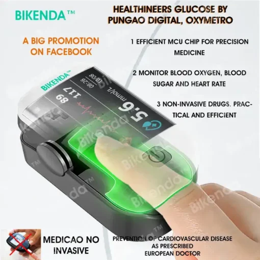 Bikenda® Next-Generation Intelligent Multifunctional Non-Invasive Laser Blood Glucose Meter