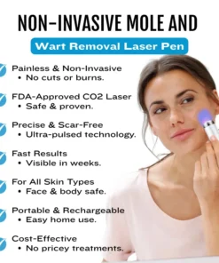 Bikenda® SpotlessDerm Mole and Wart Laser Pen