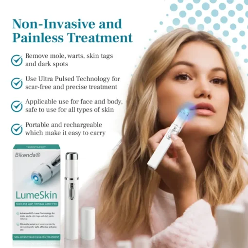 Bikenda® LumeSkin Mole and Wart Removal Laser Pen