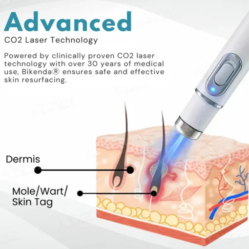 Bikenda® Professional Non-Invasive Mole and Wart Removal Laser Pen