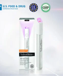 Bikenda® 𝒱𝑒𝓁𝓋𝑒𝓉𝒮𝓀𝒾𝓃+ All-in-One Laser Eraser Pen