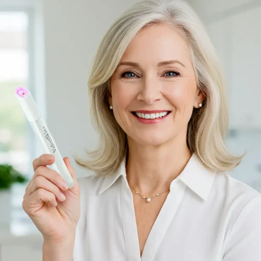 Bikenda® 𝒱𝑒𝓁𝓋𝑒𝓉𝒮𝓀𝒾𝓃+ All-in-One Laser Eraser Pen