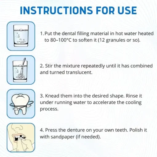 Bikenda® Thermal Forming False Teeth