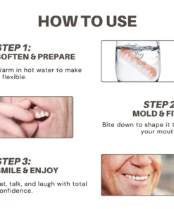 Bikenda® Custom-Fit Full Denture Set