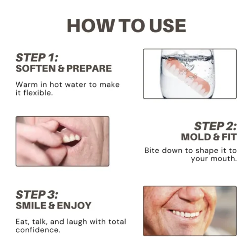 Bikenda® Custom-Fit Full Denture Set