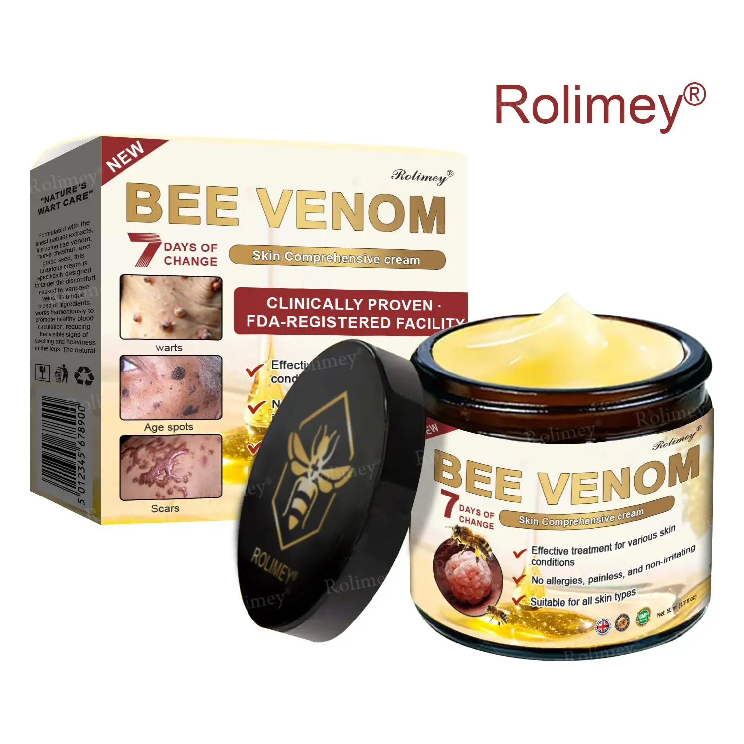 Rolimey® Bee Venom Skin Comprehensive Cream